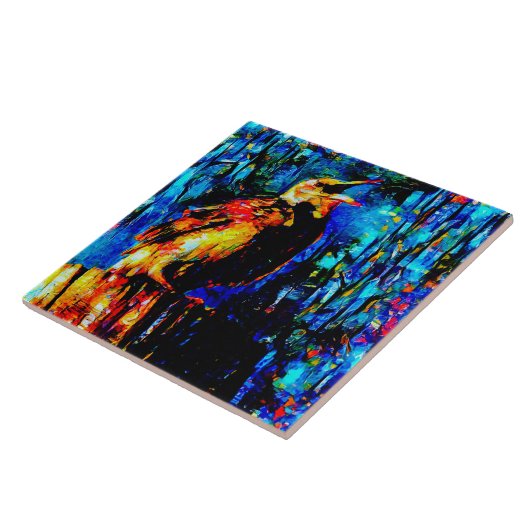 孤独な鳥2 タイル (側面)