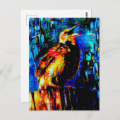 孤独な鳥2 ポストカード (正面/裏面)