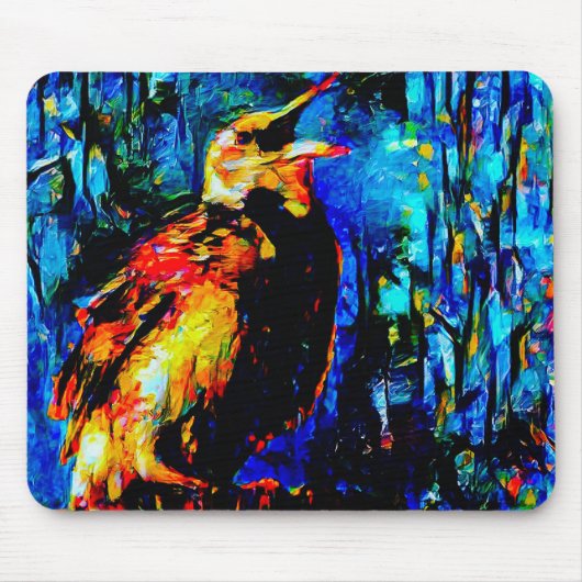 孤独な鳥2 マウスパッド (正面)