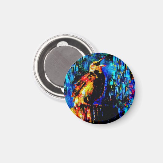 孤独な鳥2 マグネット (正面/裏面)