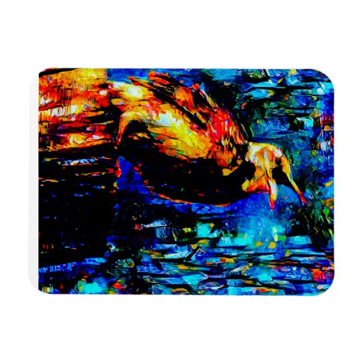 孤独な鳥2 マグネット (横)