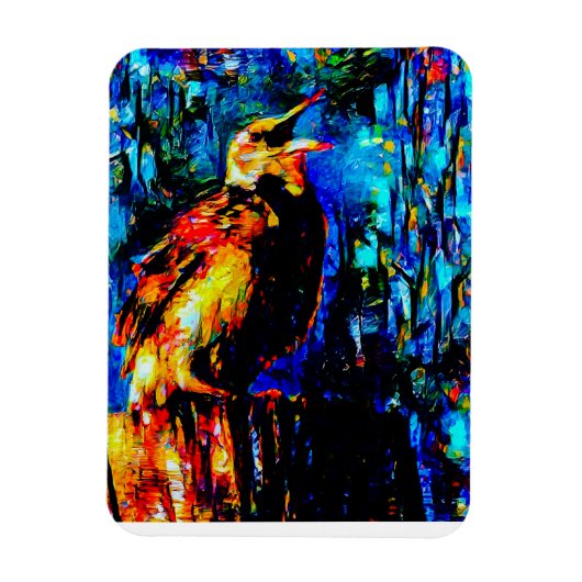 孤独な鳥2 マグネット (縦)