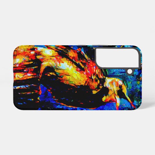 孤独な鳥2 SAMSUNG GALAXYケース (裏面横)