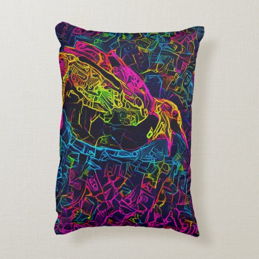 孤独な鳥3 アクセントクッション (裏面(縦))