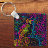 孤独な鳥3 キーホルダー (正面)