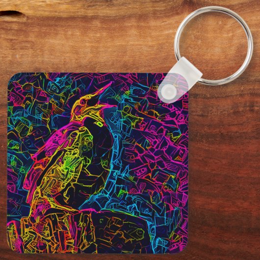 孤独な鳥3 キーホルダー (裏面)