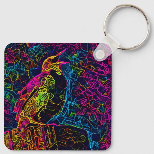 孤独な鳥3 キーホルダー (裏面)