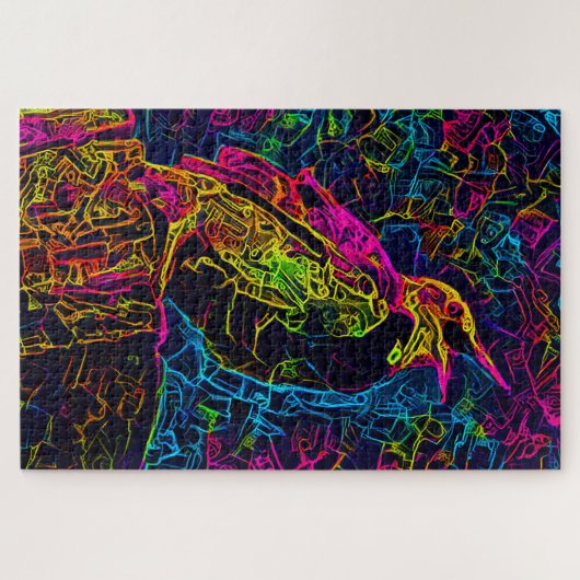 孤独な鳥3 ジグソーパズル (横)