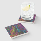 孤独な鳥3 ストーンコースター (横)