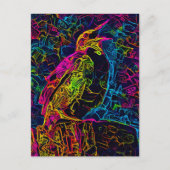 孤独な鳥3 ポストカード (正面)