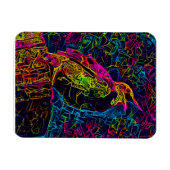 孤独な鳥3 マグネット (横)