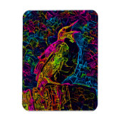 孤独な鳥3 マグネット (縦)