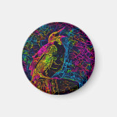 孤独な鳥3 マグネット (正面)