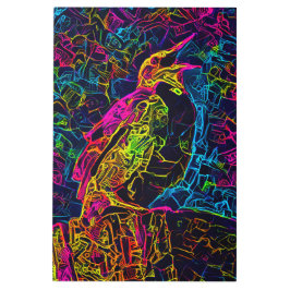 孤独な鳥3 メタルプリント