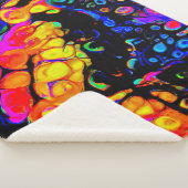 孤独な鳥4：リキッドアートスタイル シェルパブランケット (3/4)