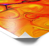 孤独な鳥4：リキッドアートスタイル フォトプリント            (角)