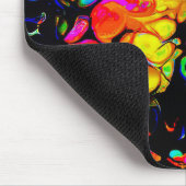 孤独な鳥4：リキッドアートスタイル マウスパッド (コーナー)