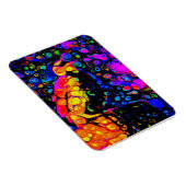 孤独な鳥4：リキッドアートスタイル マグネット (右側)