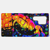 孤独な鳥4：リキッドアートスタイル SAMSUNG GALAXYケース (裏面横)