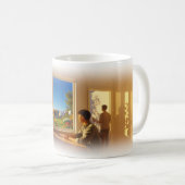 孤独な黄金の部屋のマグカップ コーヒーマグカップ (正面右)