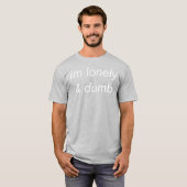 孤独なnばかtシャツ tシャツ (正面フル)