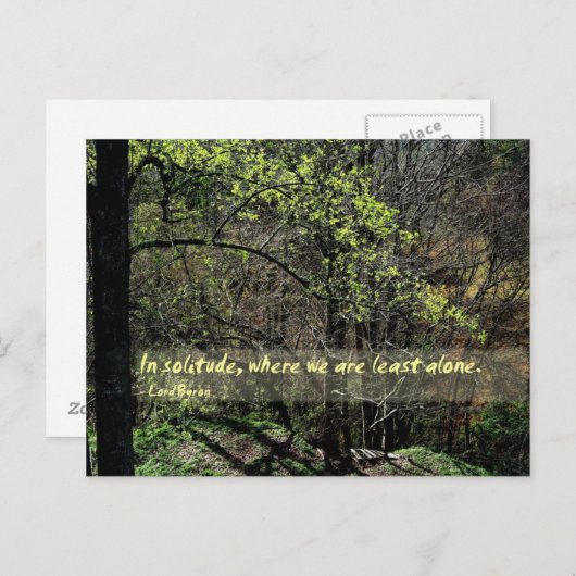 孤独に… ポストカード (正面/裏面)