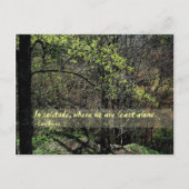 孤独に… ポストカード (正面)