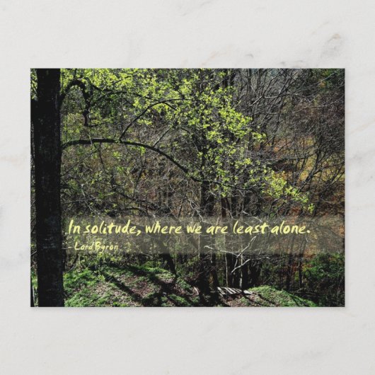 孤独に… ポストカード (正面)