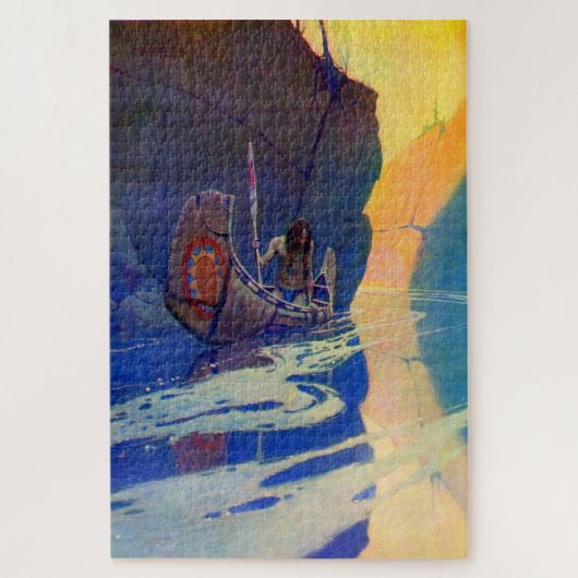 孤独のインディアン NC・ワイエス 1907 ジグソーパズル (縦)