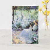 孤独のフランクのBramleyのおいしいファインアート カード (黄色い花)