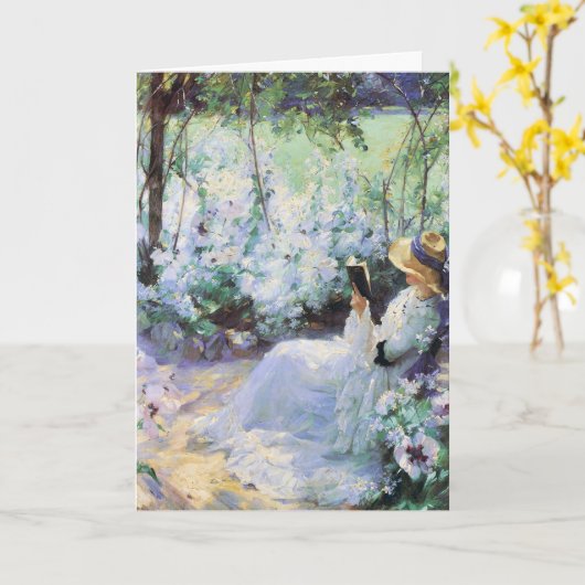 孤独のフランクのBramleyのおいしいファインアート カード (黄色い花)