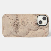 孤独の山の地図 iPhoneケース (裏面横)