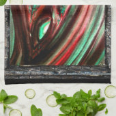 孤独の幽霊 キッチンタオル (折り畳み)