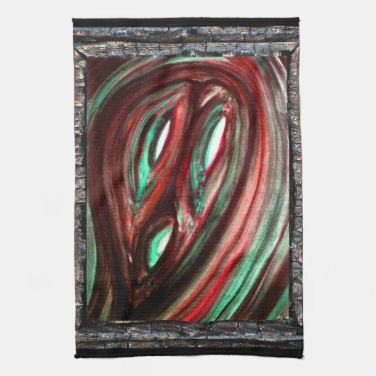 孤独の幽霊 キッチンタオル (縦)