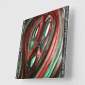 孤独の幽霊 スクエア壁時計 (傾斜)