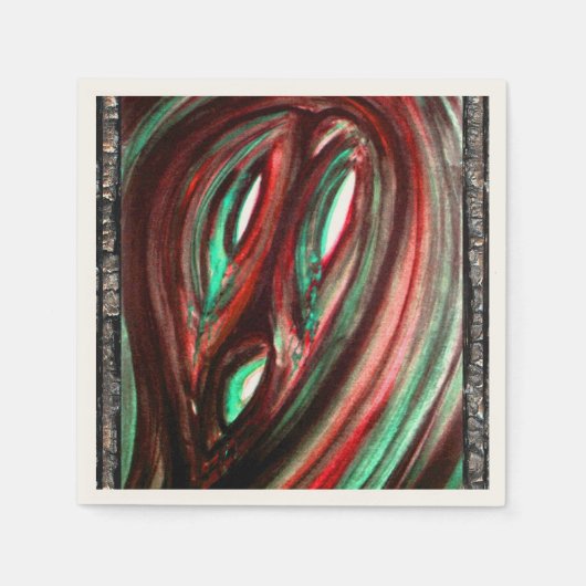 孤独の幽霊 スタンダードカクテルナプキン (正面)