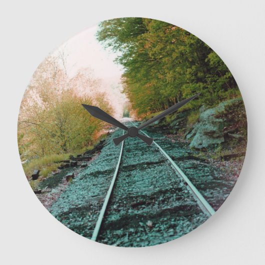 孤独の道 ラージ壁時計 (正面)