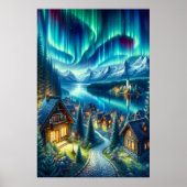 孤独の静けさ:魅惑の森の中のキャビン ポスター (正面)