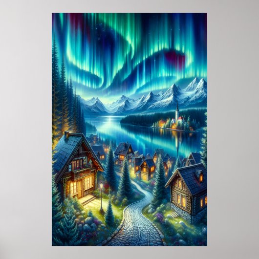 孤独の静けさ:魅惑の森の中のキャビン ポスター (正面)