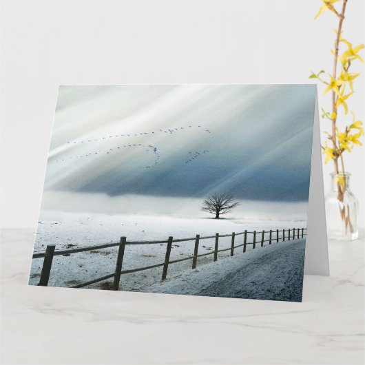 孤独の風 カード (黄色い花)