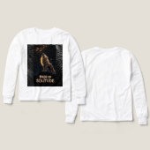 孤独の黄金の遠吠え Tシャツ (デザイン 正面&背面)