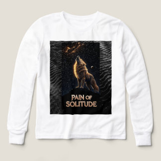 孤独の黄金の遠吠え Tシャツ
