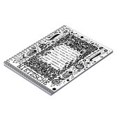 孤独はニーチェの美徳引用文 ノートブック (左側)