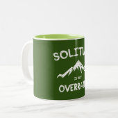 孤独は過激ではない ツートーンマグカップ (正面左)