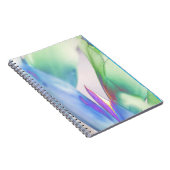 「孤独を抱き込む」フローラデザインスパイラルノートブック ノートブック (右側)