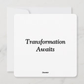 孤独を超えて：白熱［赤熱］光を放つDoutch Greeting Card シーズンカード (裏面)