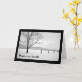 孤独カード-地球の平和 カード (黄色い花)