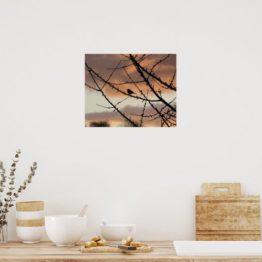 孤独シルエット ポスター (キッチン)