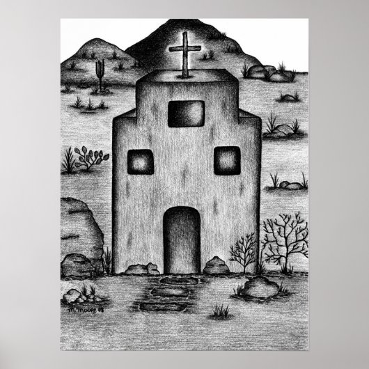 孤独プリント ポスター (正面)