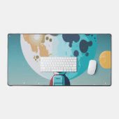 孤独宇宙飛行士 デスクマット (キーボード&マウス)